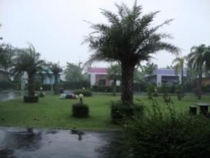resort after rain